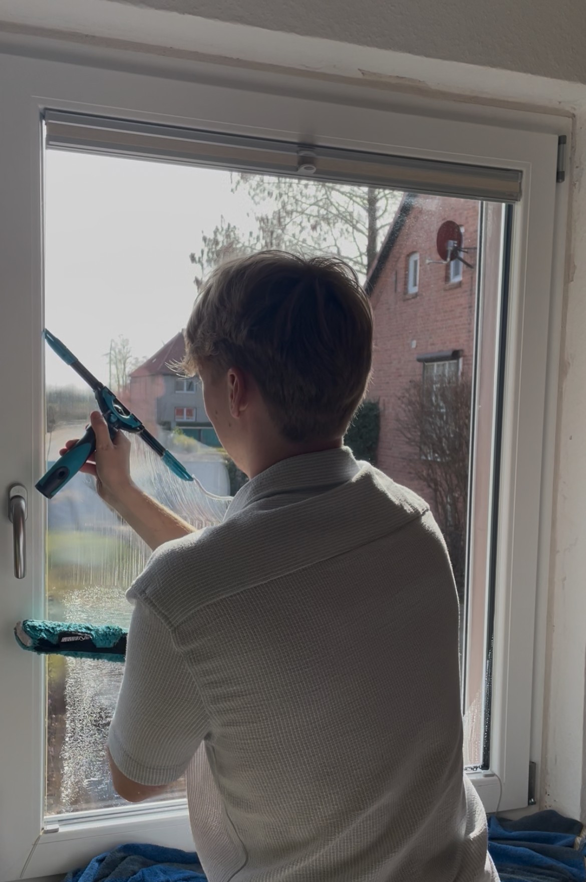 Fensterreinigung von innen